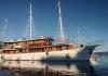 Traditionelles Kreuzfahrtschiff Toma - hölzerner Motorsegler 1956 Motoryacht Charter