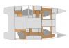 Fountaine Pajot Tanna 47 2024  6 Kabinen
