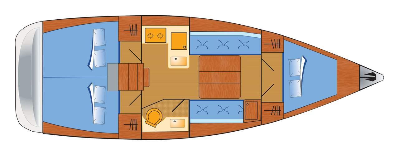 Segelboot Dufour 350 GL
