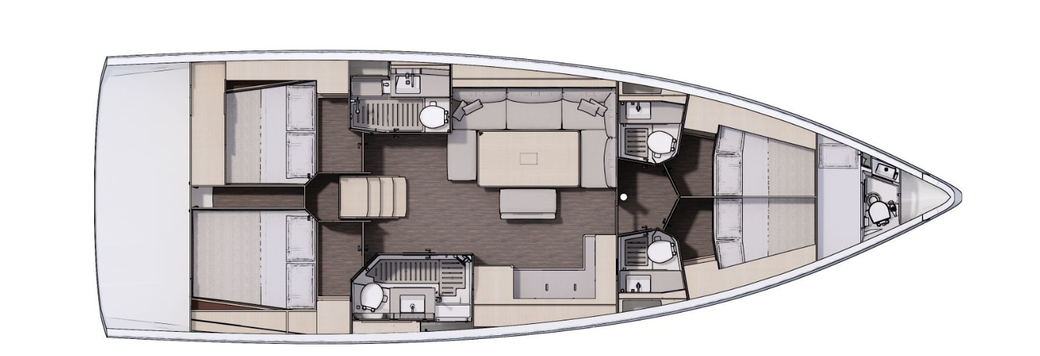 Segelboot Dufour 470