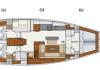 Hanse 575   4 Kabinen