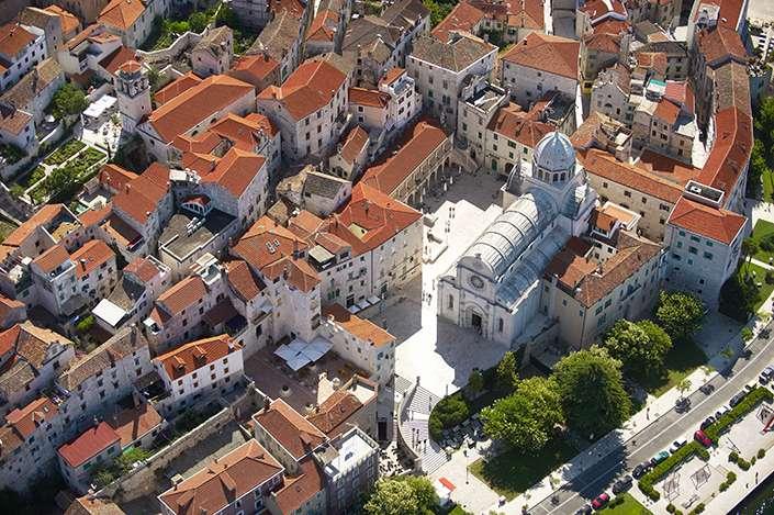 Die katholische St. Jakobus-Kathedrale, Šibenik, Kroatien