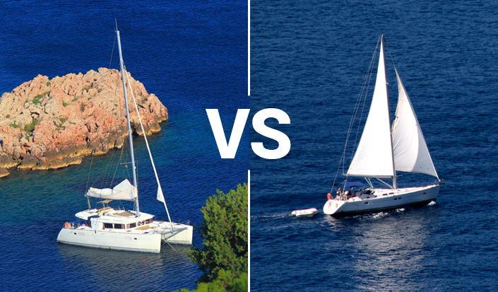 Was chartern Sie diesen Sommer? Einrumpfboot oder Katamaran?