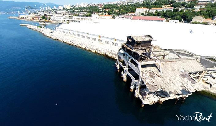 Torpedo launch station in Rijeka